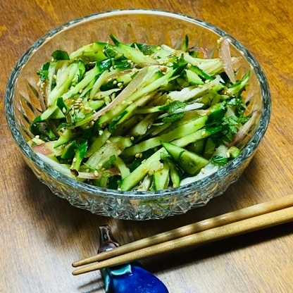 みょうがと大葉の風味がとても良く、ポン酢でサッパリといただけました。夏の暑い時期には食べやすい嬉しいレシピをありがとうございました。また作ります。